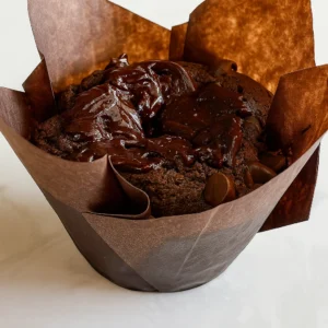Dark Moon Ganache (Double Chocolate Muffin)