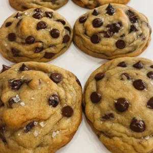 melty gooey chocolate chip cookies